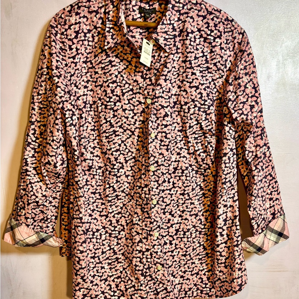 Talbots 14WP blouse NWT